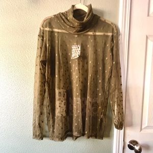 NWT Piphany Wythe Sheer Turtleneck XL